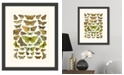 Melissa Van Hise Butterfly Charts II Framed Giclee Wall Art - 15" x 18" x 2"